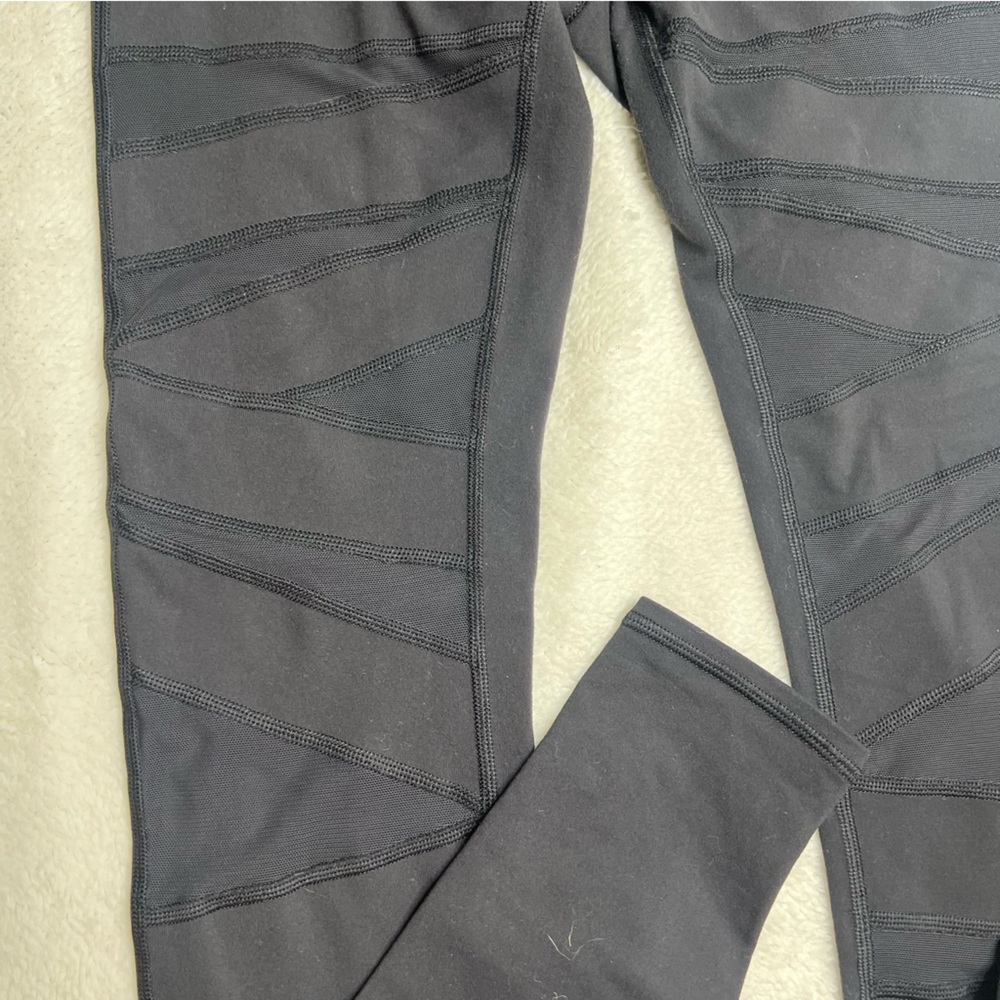 Lululemon Wunder Under High Rise Tech Mesh Size 4 - Picture 3 of 7